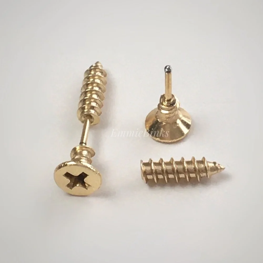 New 2 PAIR New Colors Stainless Steel | Easy To Wear | Trendy Design | Punk - Picture 10 of 16